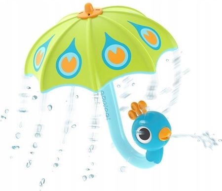 Yookidoo Zabawka Do Kąpieli Deszczowa Parasolka Paw Green
