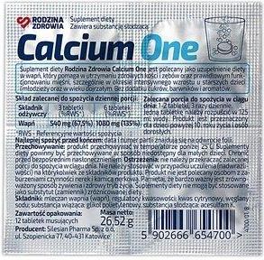 Silesian Pharma Calcium One 12 Tabl Musujących
