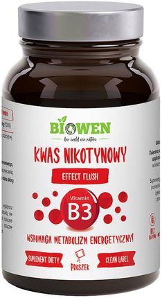 Biodio Biowen Kwas Nikotynowy Witamina B3 120G
