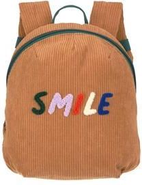 Lassig Plecak Przedszkolny Cord Little Gang Smile Karmelowy