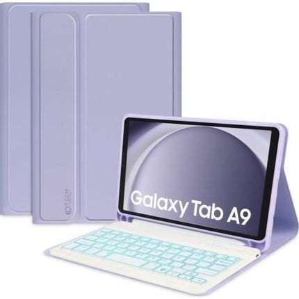 Tech-Protect Etui Sc Pen + Keyboard Do Galaxy Tab A9 Fioletowe