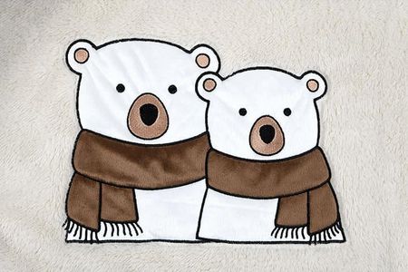 Stof France Pled Douillet W Kolorze Kremowojasnobrązowym 130X150 Cm Onesize