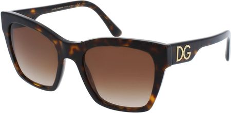 Dolce & Gabbana 0DG4384 Damskie okulary przeciwsłoneczne, Oprawka: Acetat, hawana