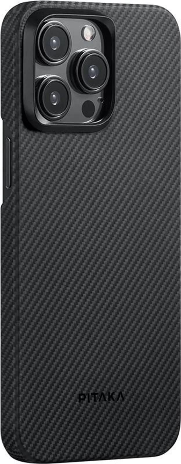 Pitaka Magez 4 600D Iphone 15 Pro Max Black Grey Twill