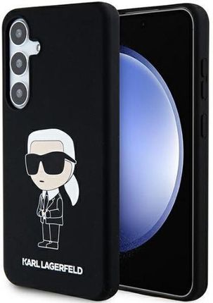 Karl Lagerfeld Silicone Ikonik Do Samsung Galaxy S24 Czarny (KLHCS24SSNIKBCK)