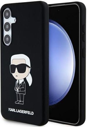 Karl Lagerfeld Silicone Ikonik Do Samsung Galaxy S24+ Czarny (KLHCS24MSNIKBCK)