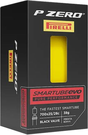 Dętka Pirelli P Zero Smartube Evo / Szerokość: 25mm 28mm 26mm 27mm / Długość Wentyla: 60mm / Rozmiar Opon: 700X25C 700X28C