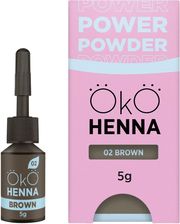 Zdjęcie Project Lashes Око Henna Do Brwi Power Powder Nr 02 Brown 5 G - Tychy