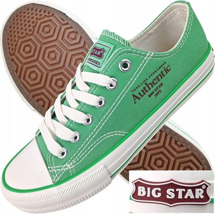 Trampki Męskie Big Star zielone Klasyczne tenisówki Sneakersy NN174062 43