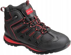 Zdjęcie Trzewiki Skóra/oxford Czarno-czerw., Sb Sra, C - Andrychów