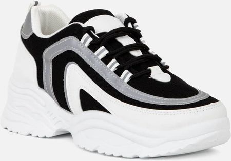 Czarno-białe sportowe buty męskie adidasy 43