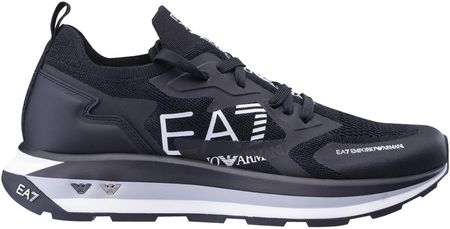 Męskie Sneakersy Ea7 Emporio Armani Black & White Altura Knit X8X113Xk269A120 – Czarny