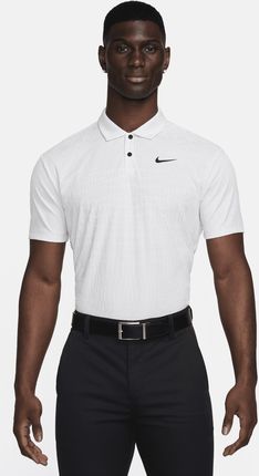 Męska koszulka polo do golfa Dri-FIT ADV Nike Tour - Biel