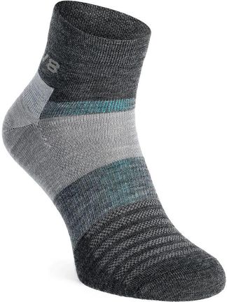 Skarpety merino Inov-8 Merino Lite Mid Sock - grey melange