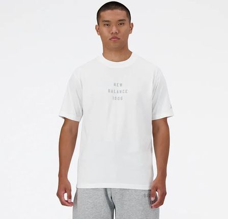 Koszulka męska New Balance MT41519WT – biała