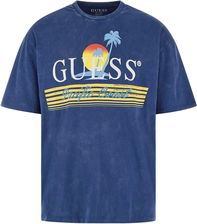 Męska Koszulka z krótkim rękawem Guess SS Bsc Pacific Coast Tee M4Gi41Kbzv1-F7Lh – Niebieski