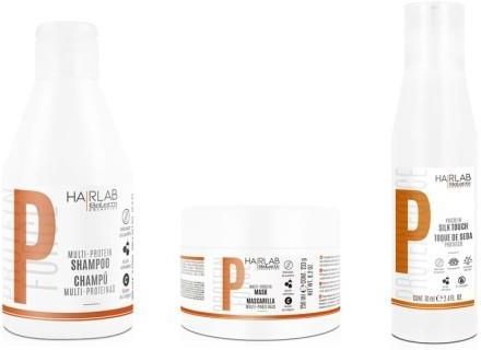 HairLAB Mulit-Protein zestaw odbudowujący szampon 300ml + maska 250ml + serum 70ml