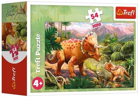 Trefl Puzzle mini 54el. Niesamowite dinozaury 19729