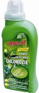 Agrecol nawóz przeciwko chlorozie do wszelkich roślin doniczkowych balkonowych i ogrodowych 250 ml