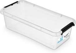 Zdjęcie Pojemnik Plastikowy Pudełko Z Pokrywką Do Przechowywania Pudło Box Mały Przezroczysty 6L - Krotoszyn