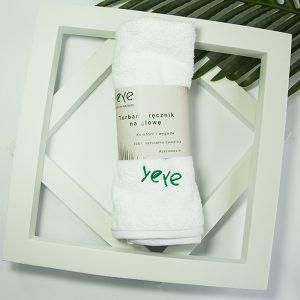 Yeye Made In Nature Turban - Ręcznik Na Głowę 100% Naturalna Bawełna Yeye Biały