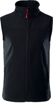 Hi Tec Bezrękawnik Męska Softshell Luman Czarny