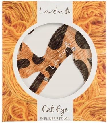 Lovely Cat Eye Eyeliner Stencil Szablon Do Eyelinera 2Szt