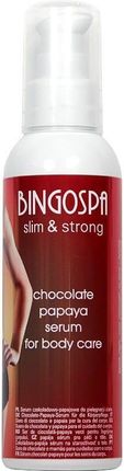 BINGOSPA Slim & Strong Serum Czekoladowo-Papajowe Do Pielęgnacji Ciała 135G