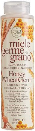 Nesti Dante Honey Wheat Germ Bath & Shower Natural Liquid Soap Naturalne Mydło W Płynie Pod Prysznic 300Ml