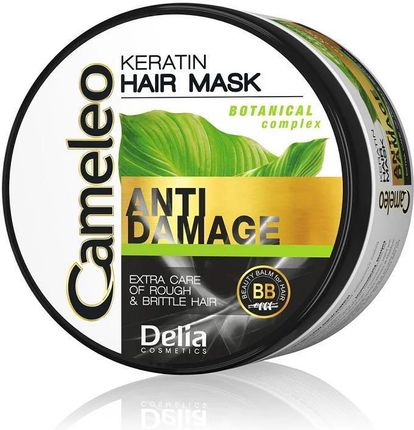 Cameleo Anti Damage Keratynowa Maska Do Włosów Zniszczonych 200Ml