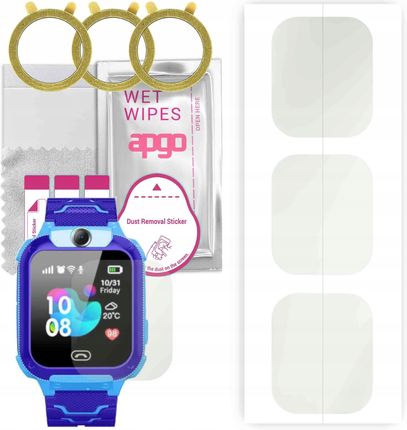 Apgo 3X Folia Hydrożelowa Matowa Do Smartwatch Dla Dzieci Q12 Ochronna