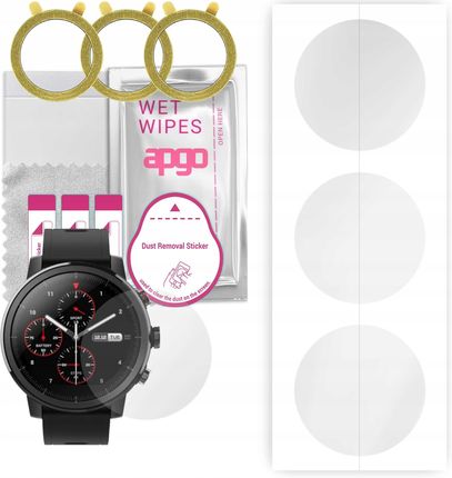 Apgo 3X Folia Hydrożelowa Do Amazfit Stratos Plus Ochronna