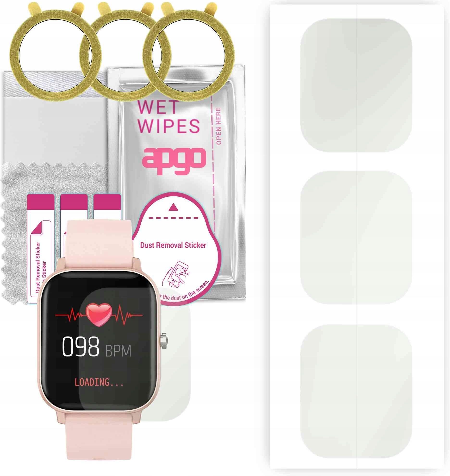 apgo 3x Hydrogel Matte Screen Protector per Maxcom Fit