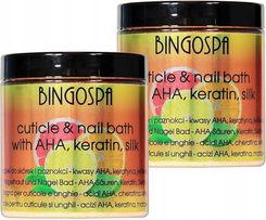 BINGOSPA Mandarynkowa kpiel do skrek i paznokci z proteinami jedwabiu 300 g