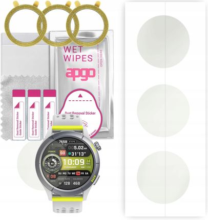 Apgo 3X Folia Hydrożelowa Matowa Do Amazfit Cheetah Ochronna