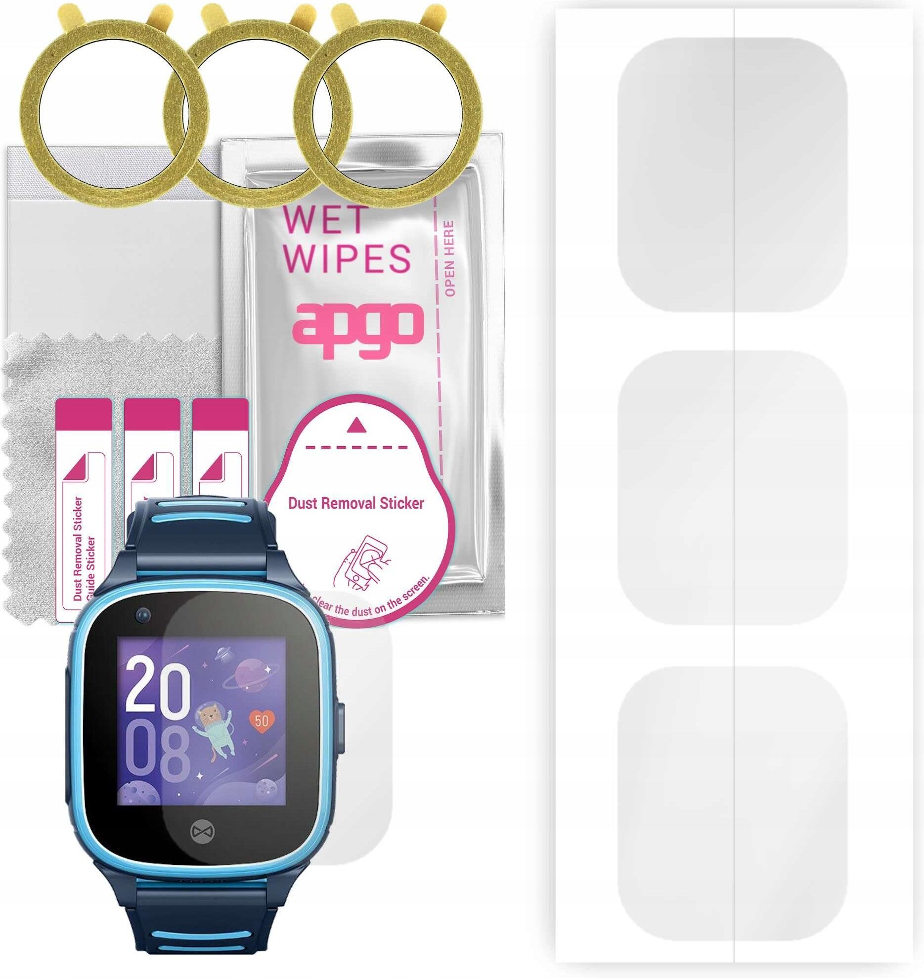 apgo 3x Hydrogel Ultra-Clear Screen Protector per Forever
