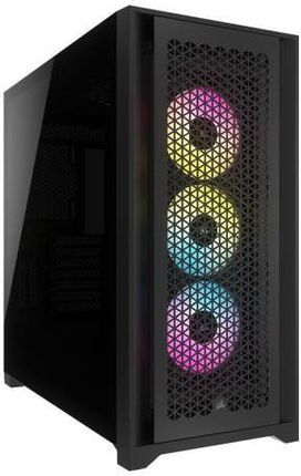 Corsair icue 5000d rgb airflow tempered glass mid-tower black (963279)