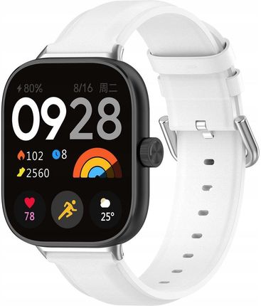 Bizon Pasek Strap Watch Casual Do Xiaomi Redmi 4/Xiaomi Band 8 Pro Biały (5904665338445)