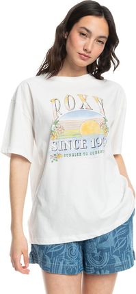 Damska Koszulka z krótkim rękawem Roxy Dreamers Women A Erjzt05682-Wbk0 – Biały