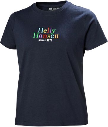 Damska Koszulka z krótkim rękawem Helly Hansen W Core Graphic T-Shirt 54080_597 – Granatowy