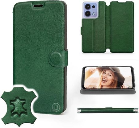 Mobiwear Do Xiaomi Poco M6 Pro Green Leather