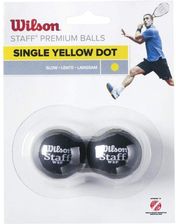 Wilson Piłki Do Squasha Staff (1 Kropka) Yellow 2Szt. T6192Yel