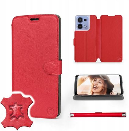 Mobiwear Do Xiaomi Redmi Note 13 4G Red Leather