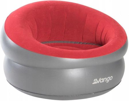 Vango Fotel Dmuchany Inflatable Donut Flocked Chair Czerwony