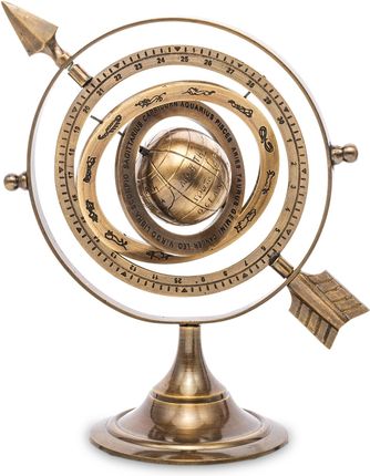 Złote stylowe astrolabium 125512 
