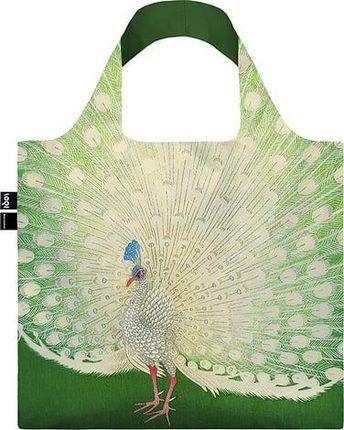 Torba LOQI Museum Ohara Koson Peacock z recyklingu