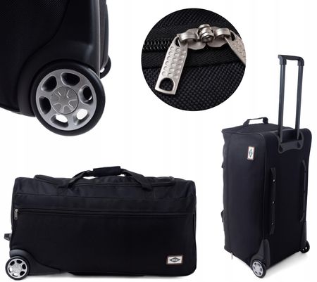 Duża Torba Podróżna Bagaż 2x Kółka walizka 105L