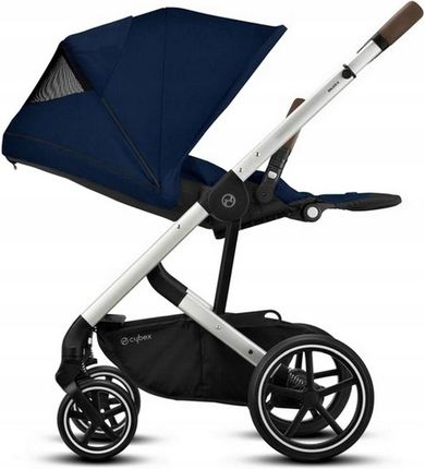 Cybex Balios S Lux Silver Frame Navy Blue Spacerowy