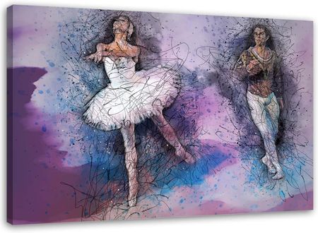 Feeby Obraz Na Płótnie Para Tańcząca Balet 100X70