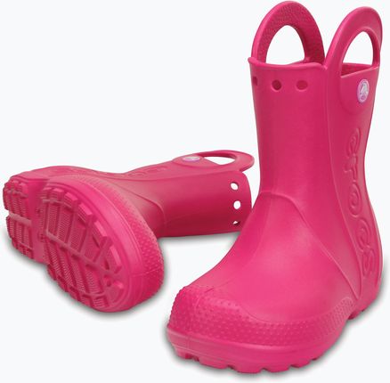 Kalosze dziecięce Crocs Handle Rain Boot Kids candy pink | WYSYŁKA W 24H | 30 DNI NA ZWROT